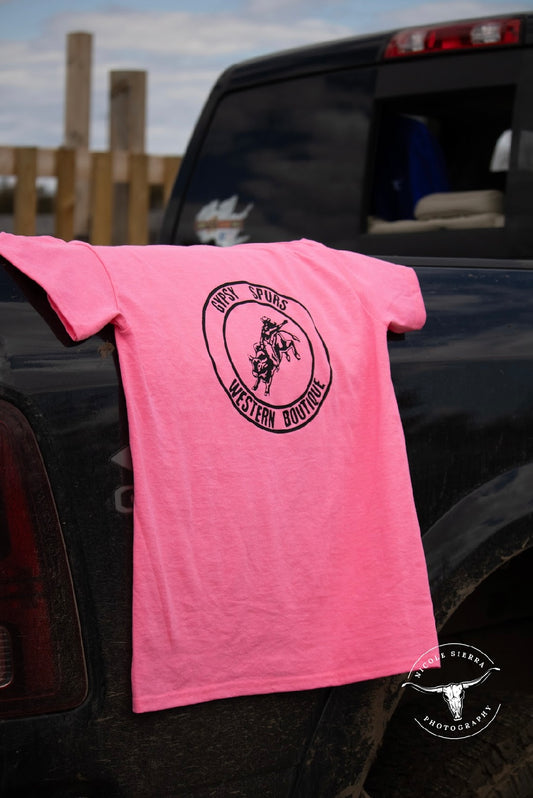Pink branded collection t-shirt